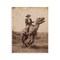 Stupell Industries Wild West Man Riding Dinosaur Wall Plaque By Lettered and Lined